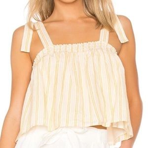 Joie Raheda yellow tie top